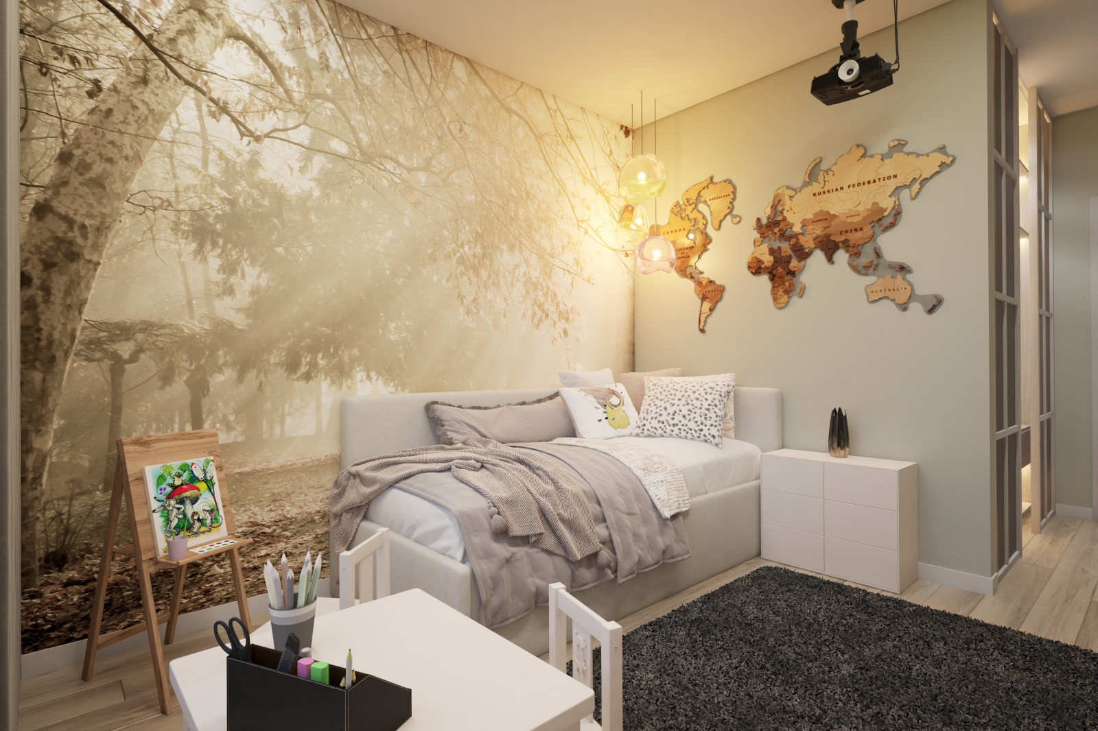 Трёхкомнатная квартира. 100 кв.м.