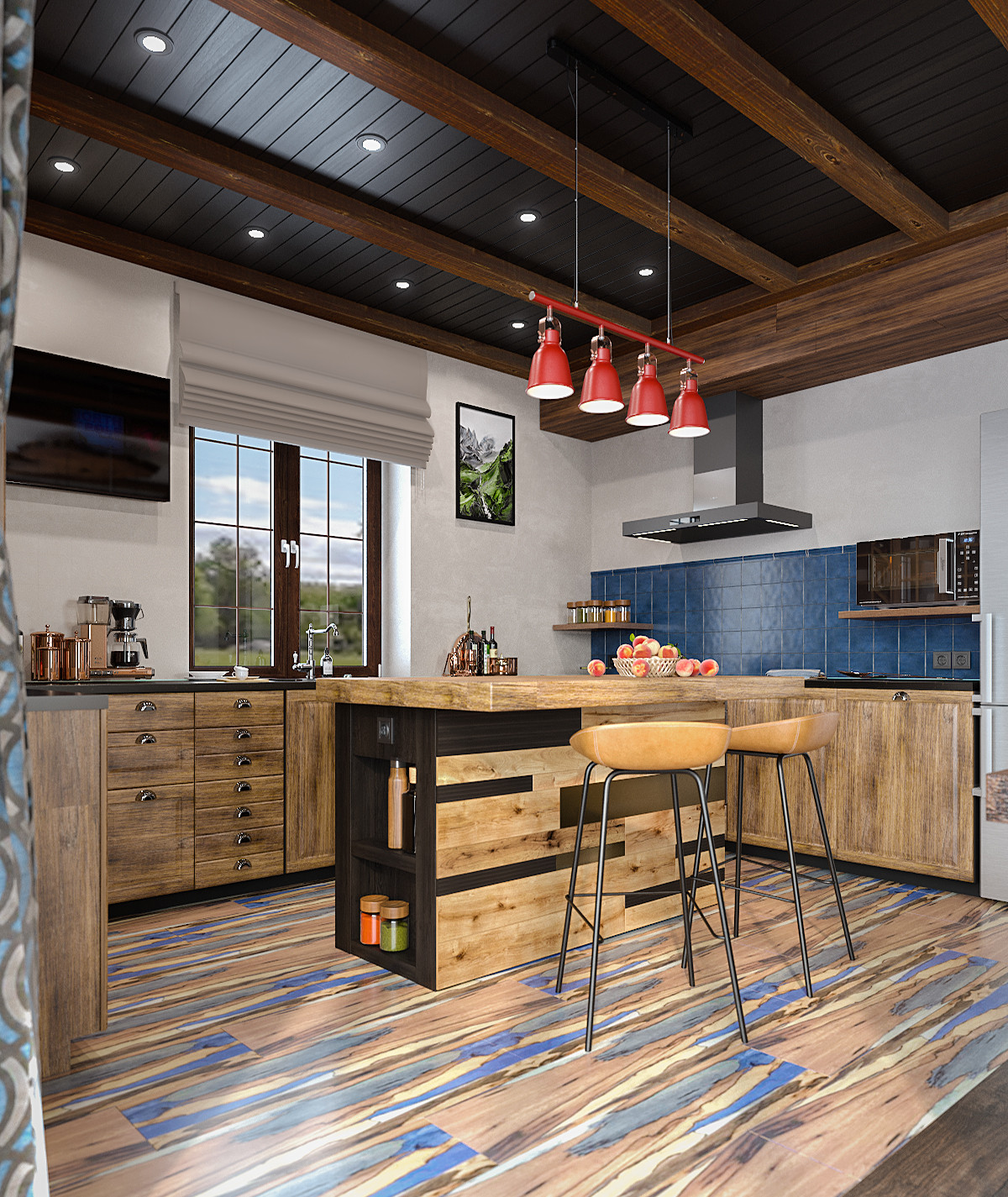 Загородный дом типа шале