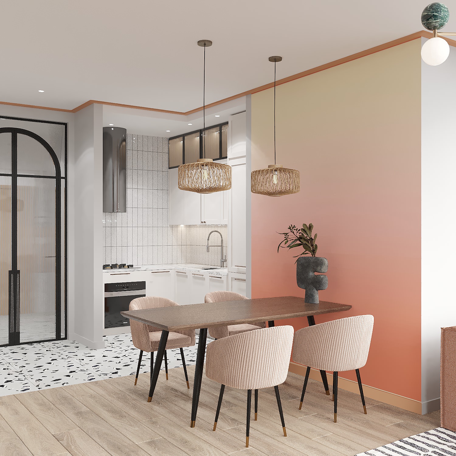 Яркие апартаменты