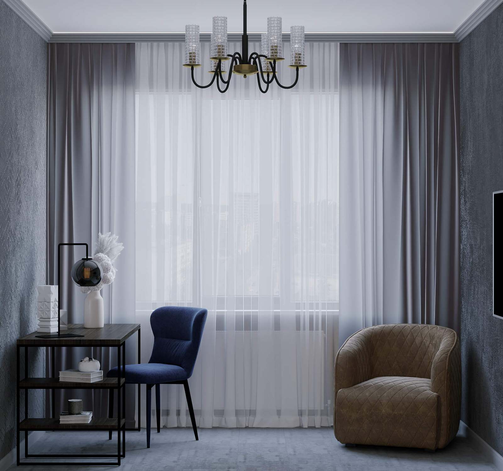 Модная квартира для холостяка