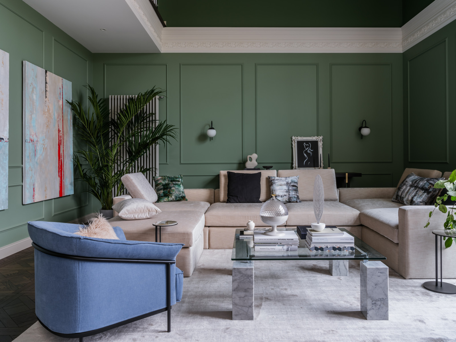 Дом с зелёной гостиной