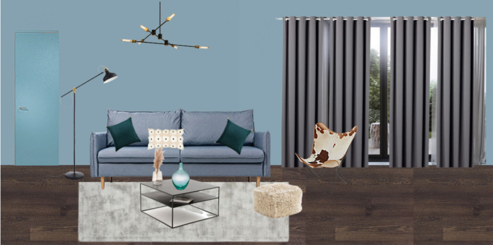 Учебный проект:коллаж гостинной