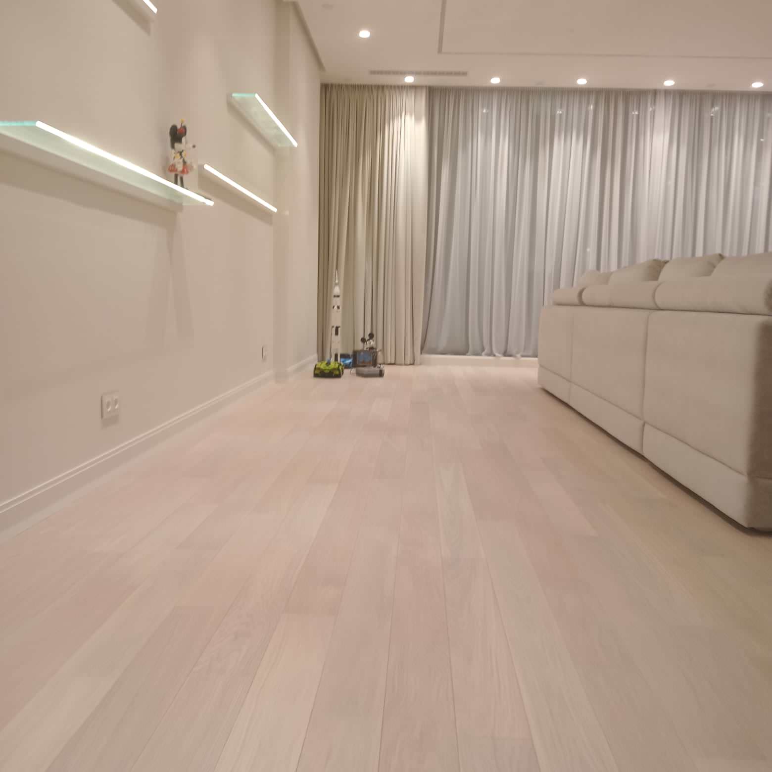 Обложка проекта: Укладка инженерной доски, дуб, масло.