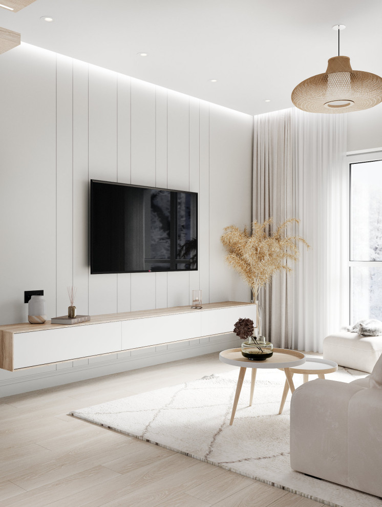 Дизайн проект двухуровневой светлой квартиры в таунхаусе в г. Гродно