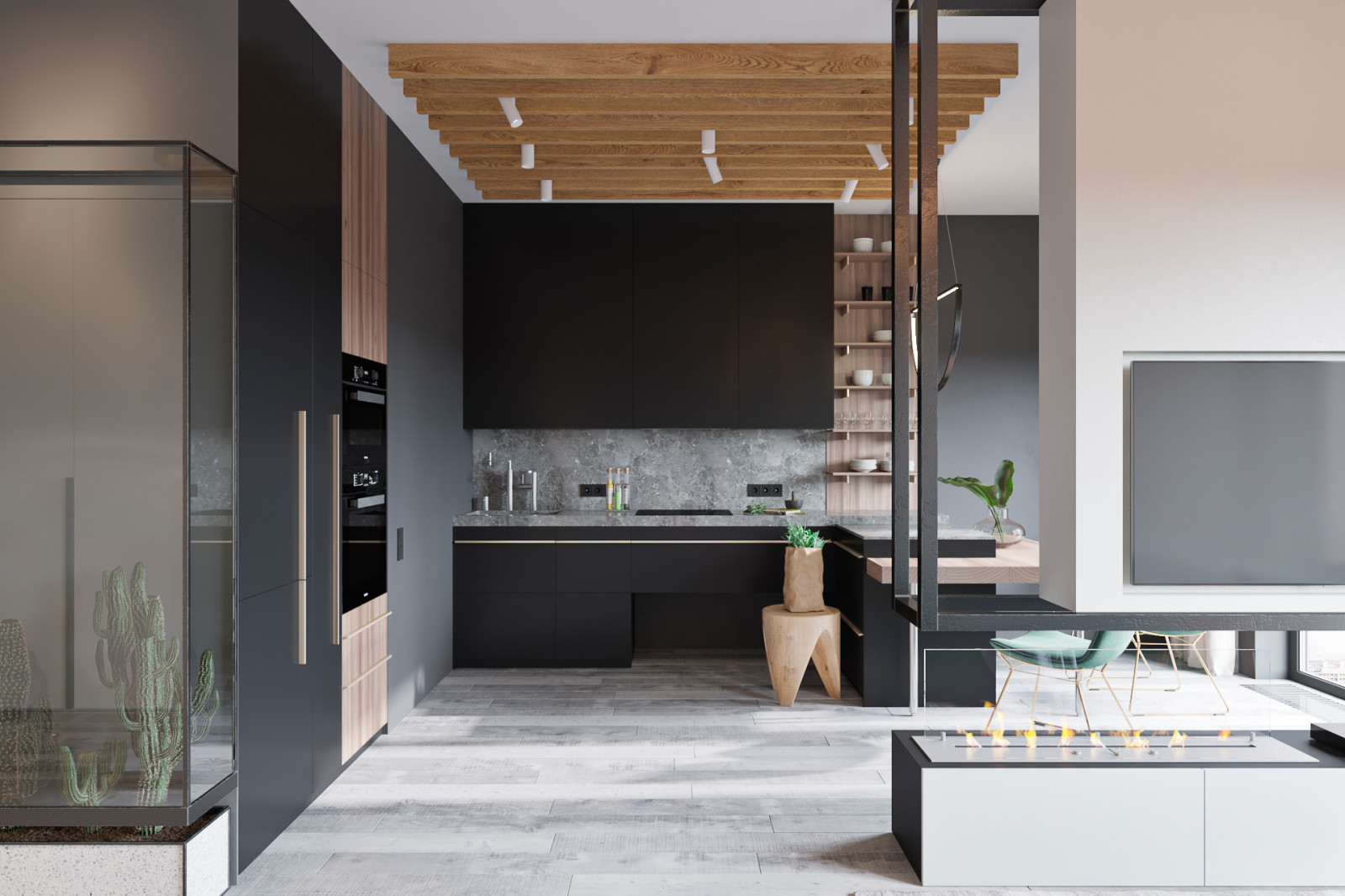 Небольшая стильная квартира для молодой девушки