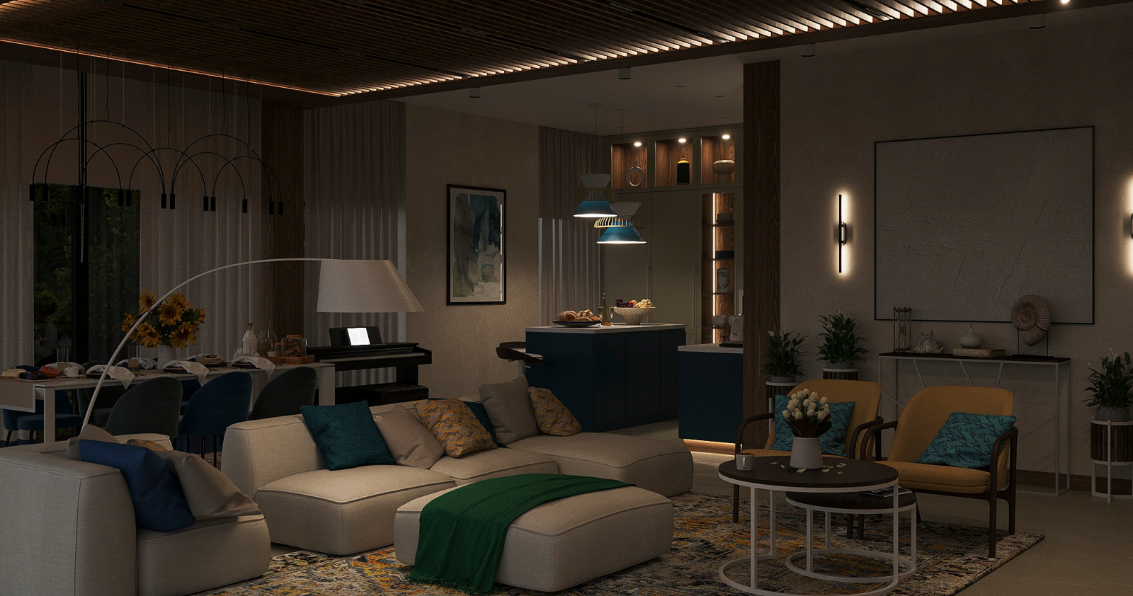 Море внутри. 2-х этажный загородный дом 320 кв.м. в Крыму