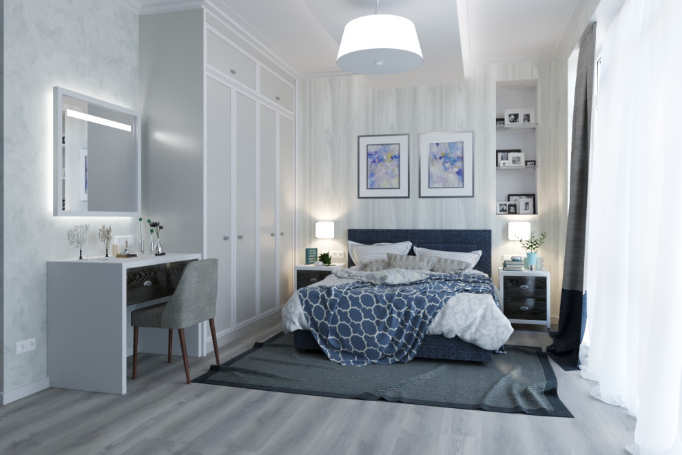 Дизайн проект квартиры 114 м2 в стиле "Неоклассика"