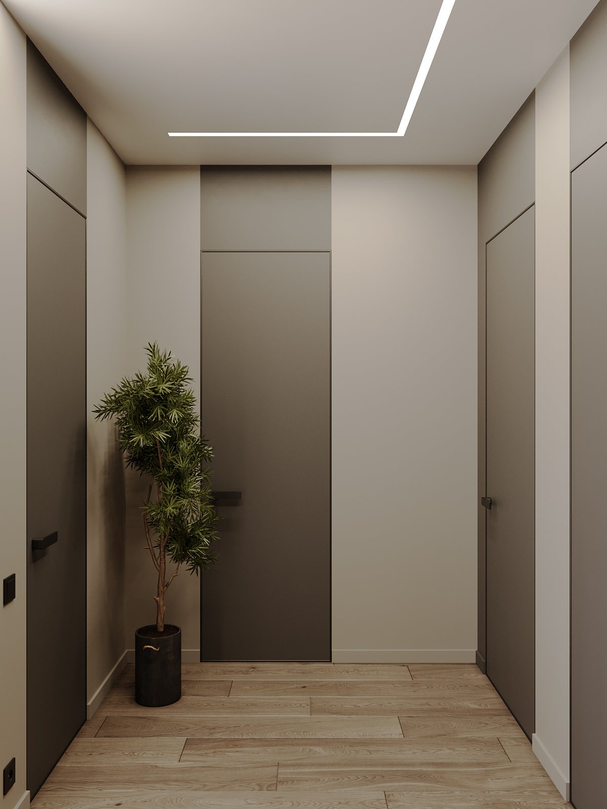 Лестничный холл, второй этаж