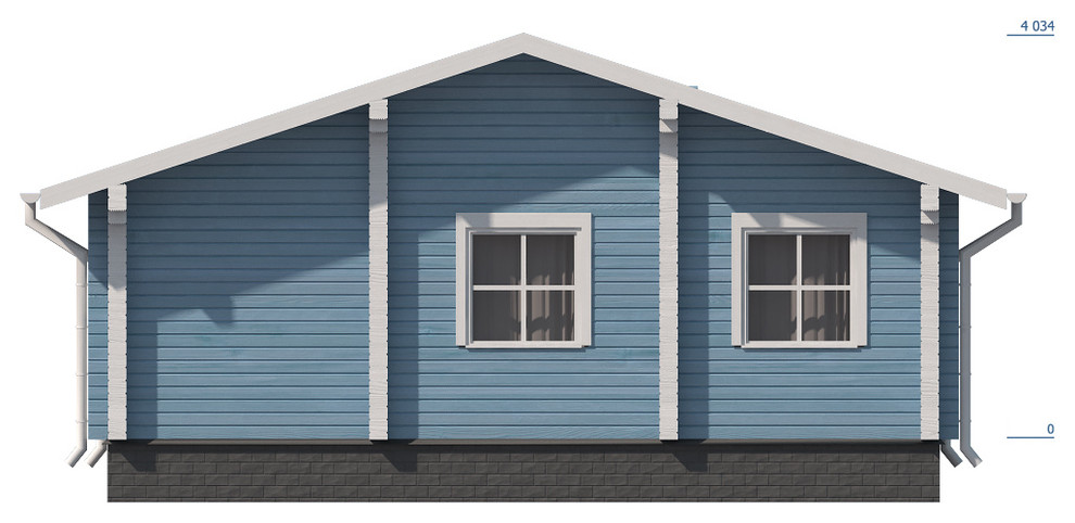 Дом из профилированного бруса "Солнечногорск"