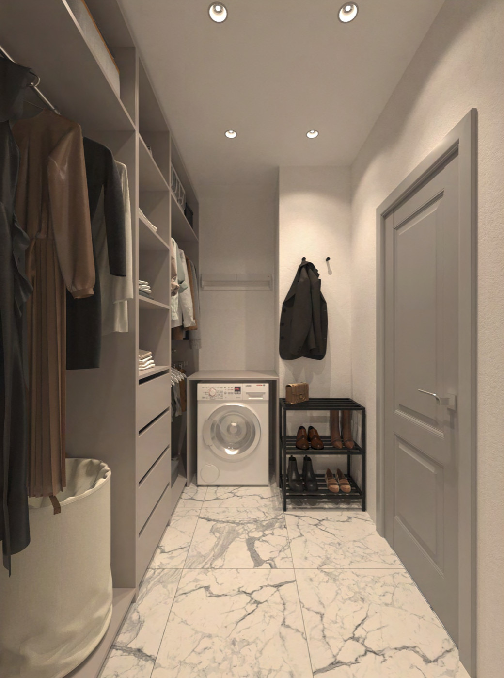 Дизайн проект ЖК Серебряный Фонтан 78м2