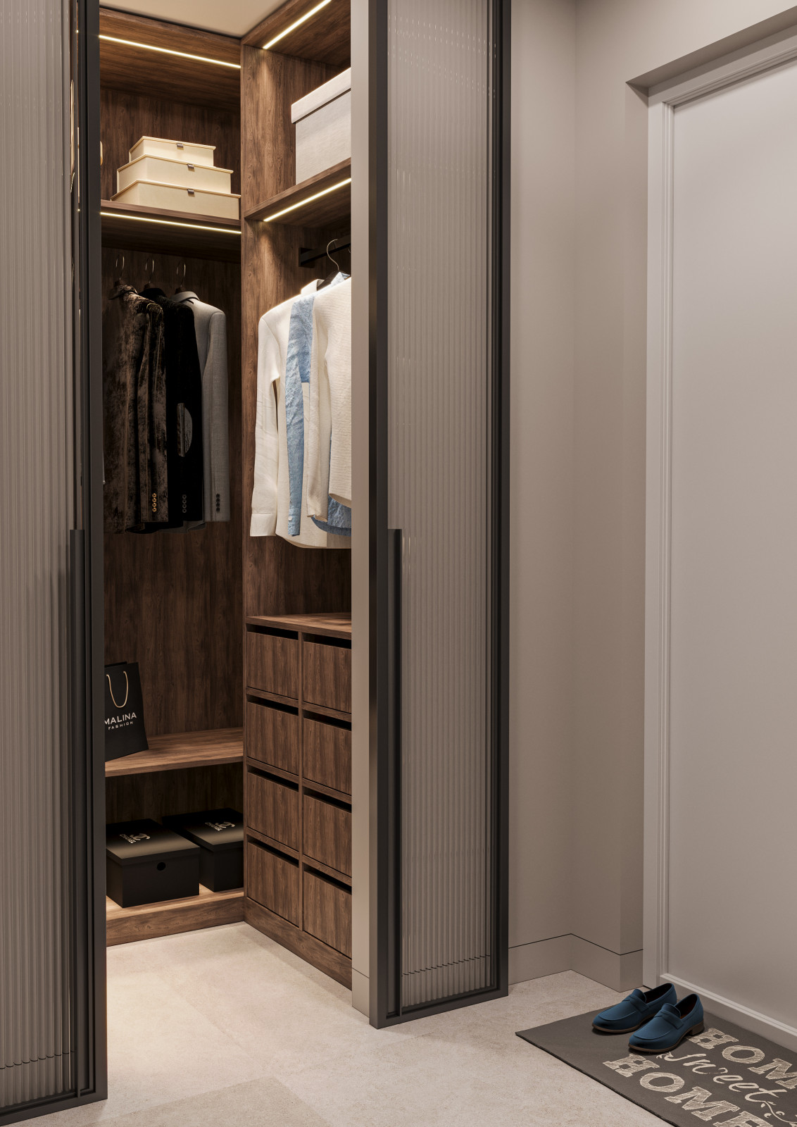 Дизайн проект интерьера  level Нагатинский