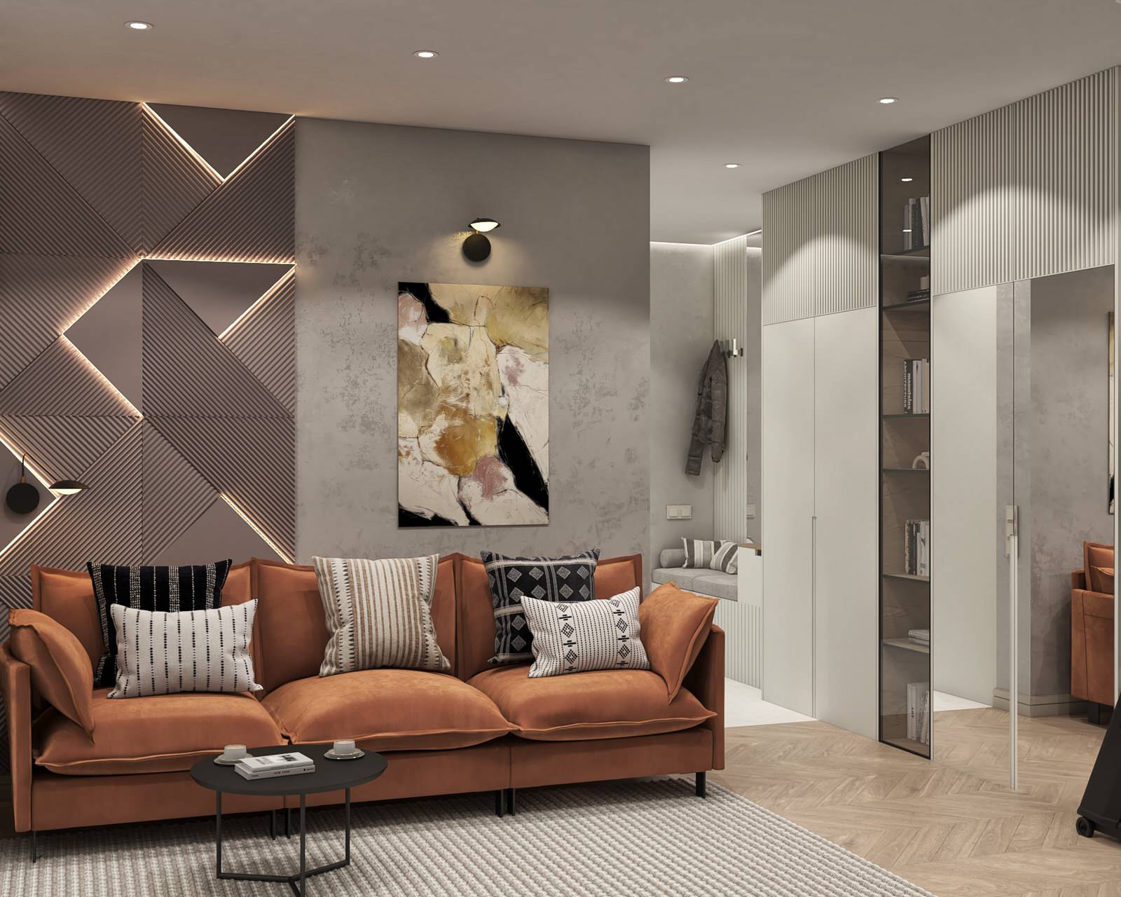 Яркая и спортивная квартира