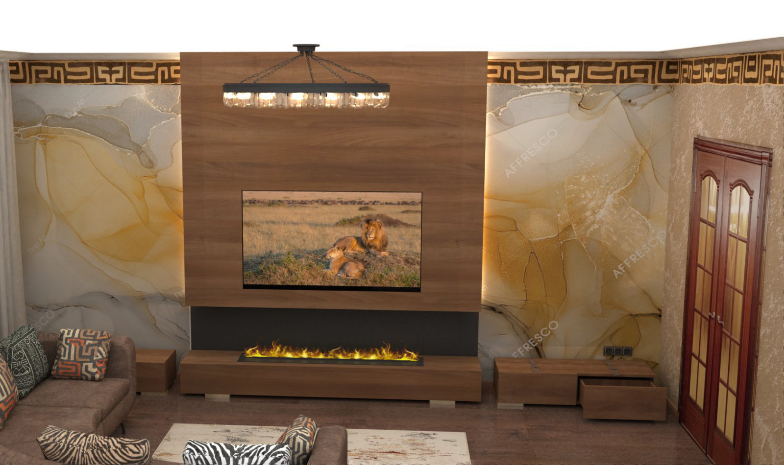 Уютная гостинная