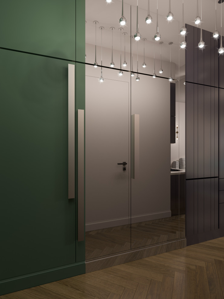 Interior design of a residential flat in The housing complex "Dynasty" at Moscow