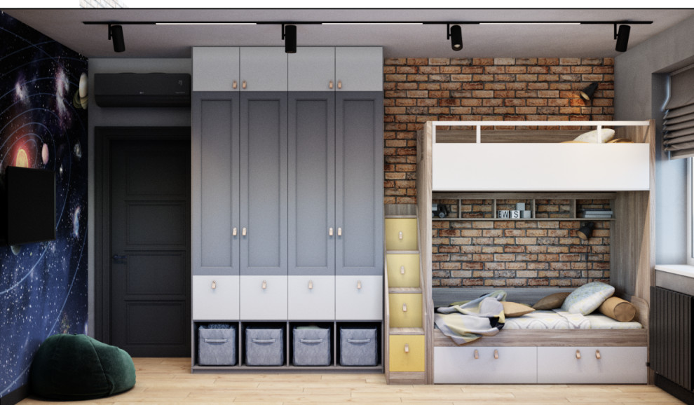 Дизайн детской спальни 15м