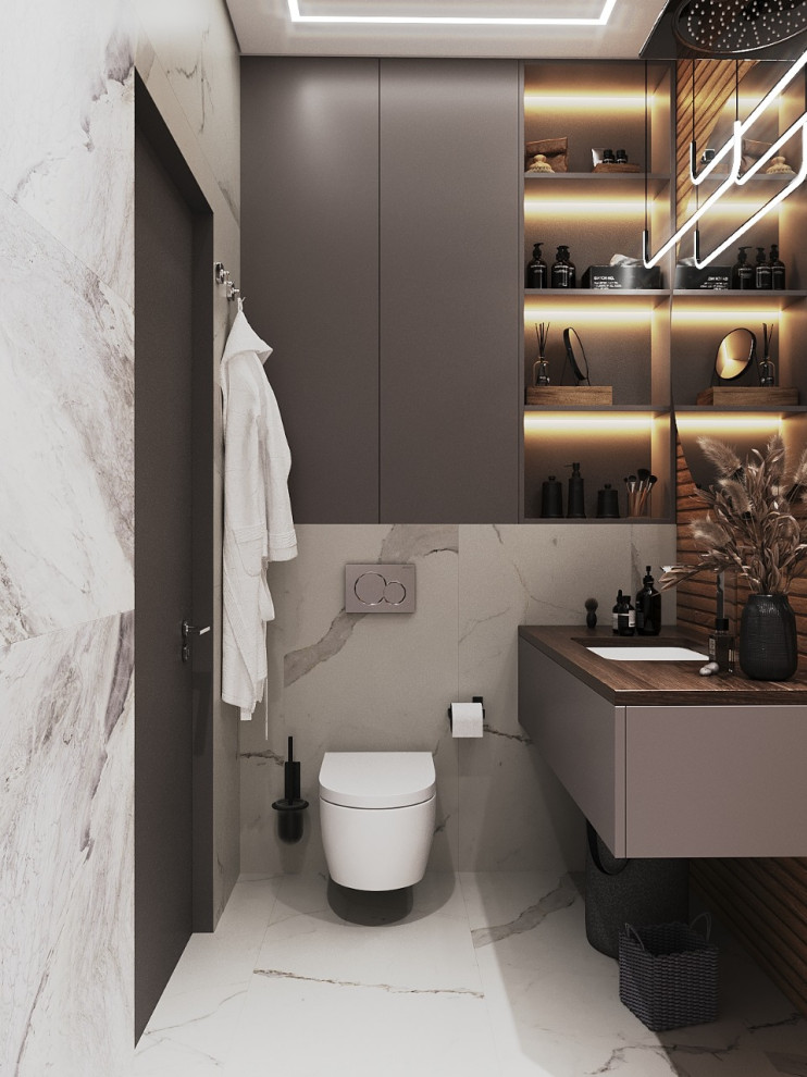 Обложка проекта: Варианты санузла в частном доме при гостевой спальне