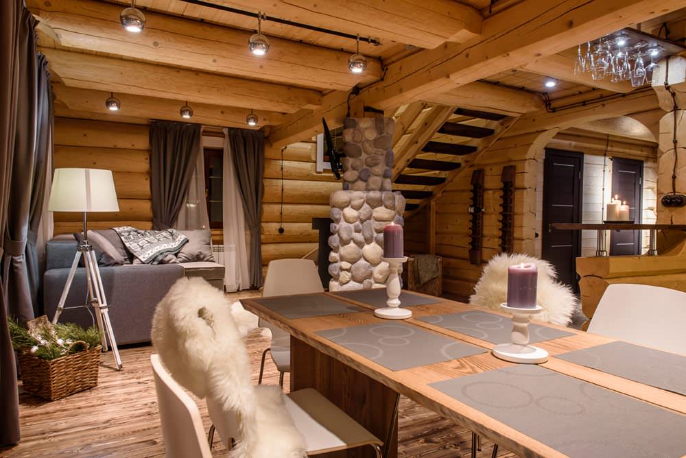 Дом из круглого бревна