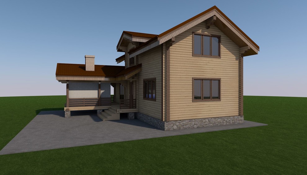 дом-баня  из бруса