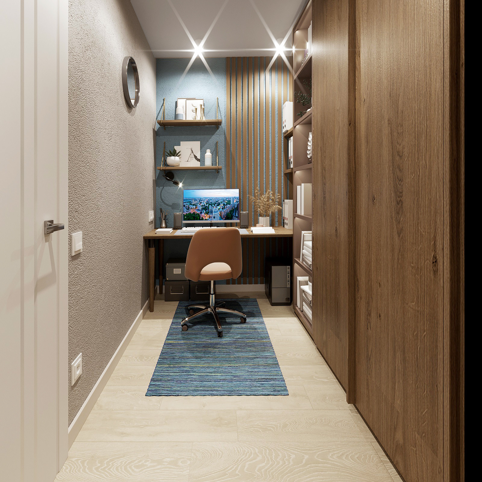 Современный интерьер с морскими мотивами