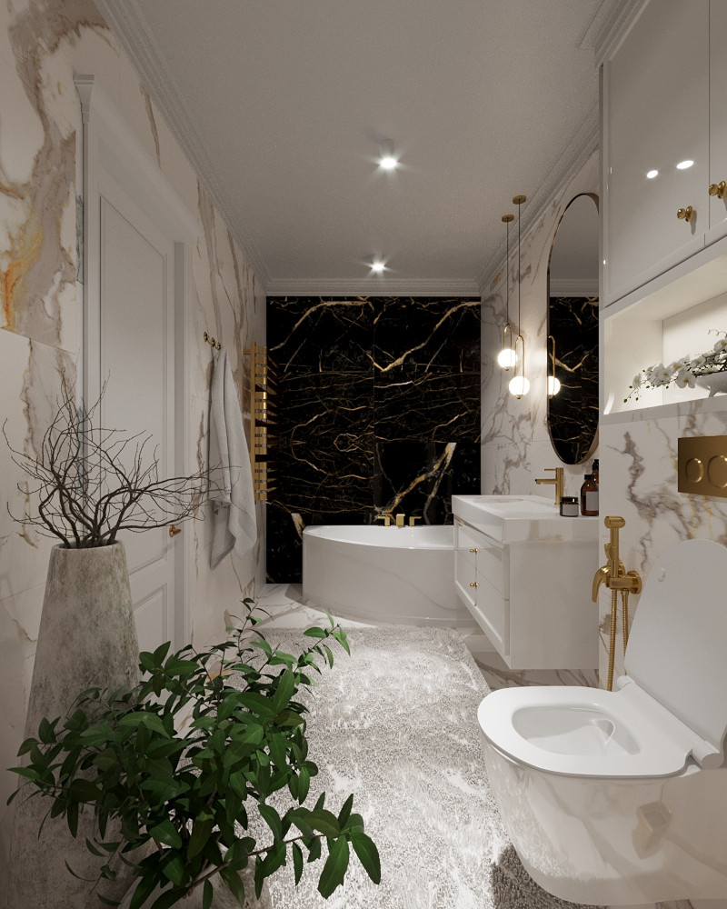 Ванная комната Неоклассика