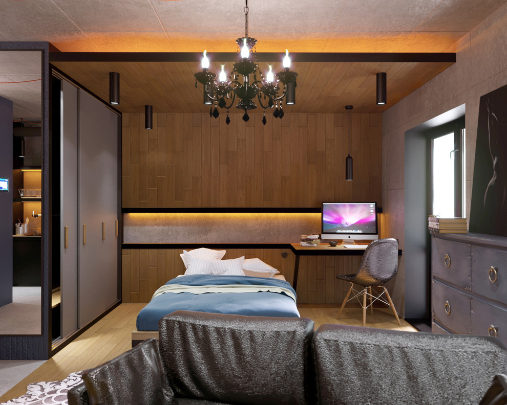 Стим-панк. Квартира студия для мужчины