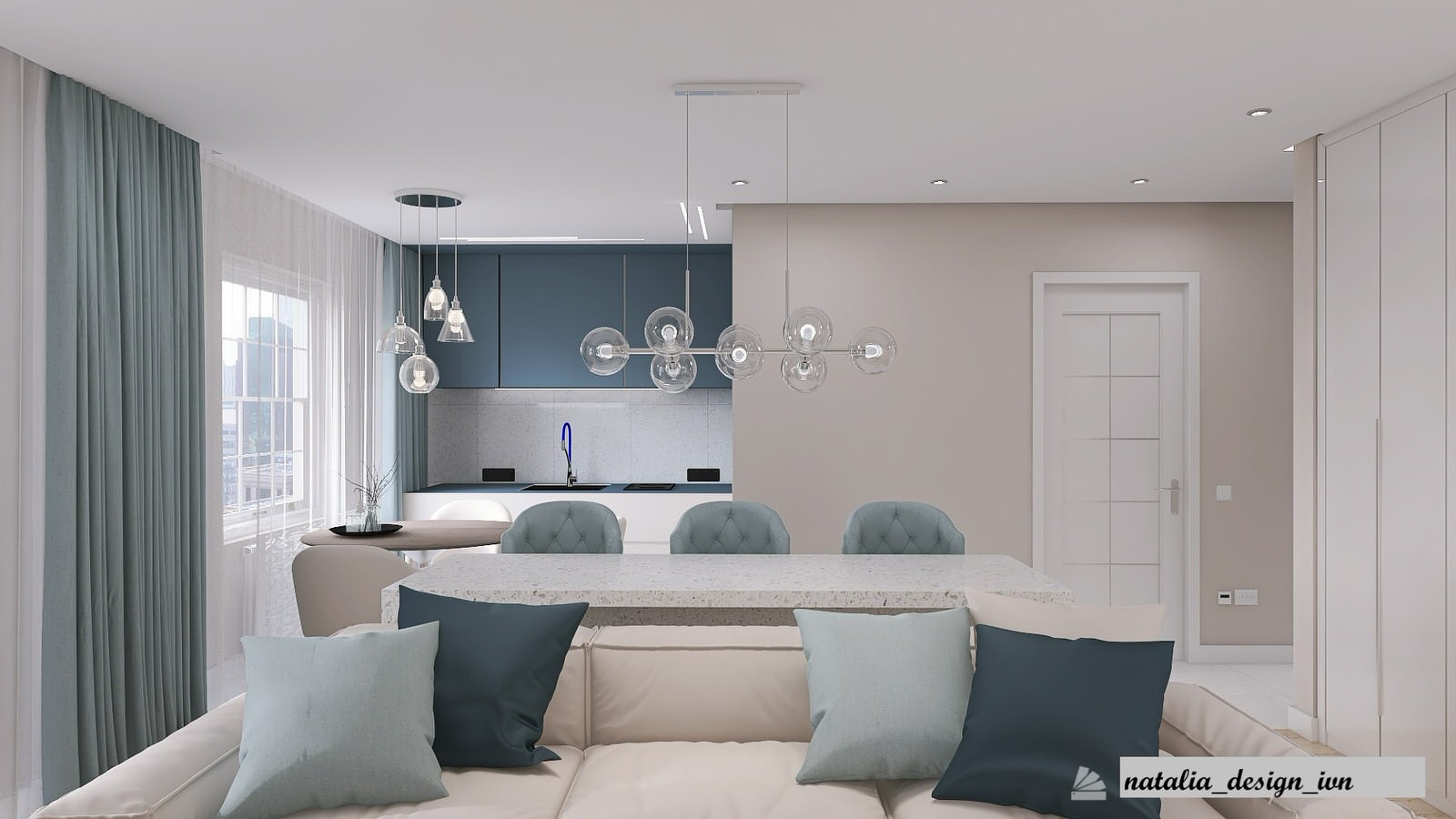 Трехкомнатная квартира для семьи из четырех человек