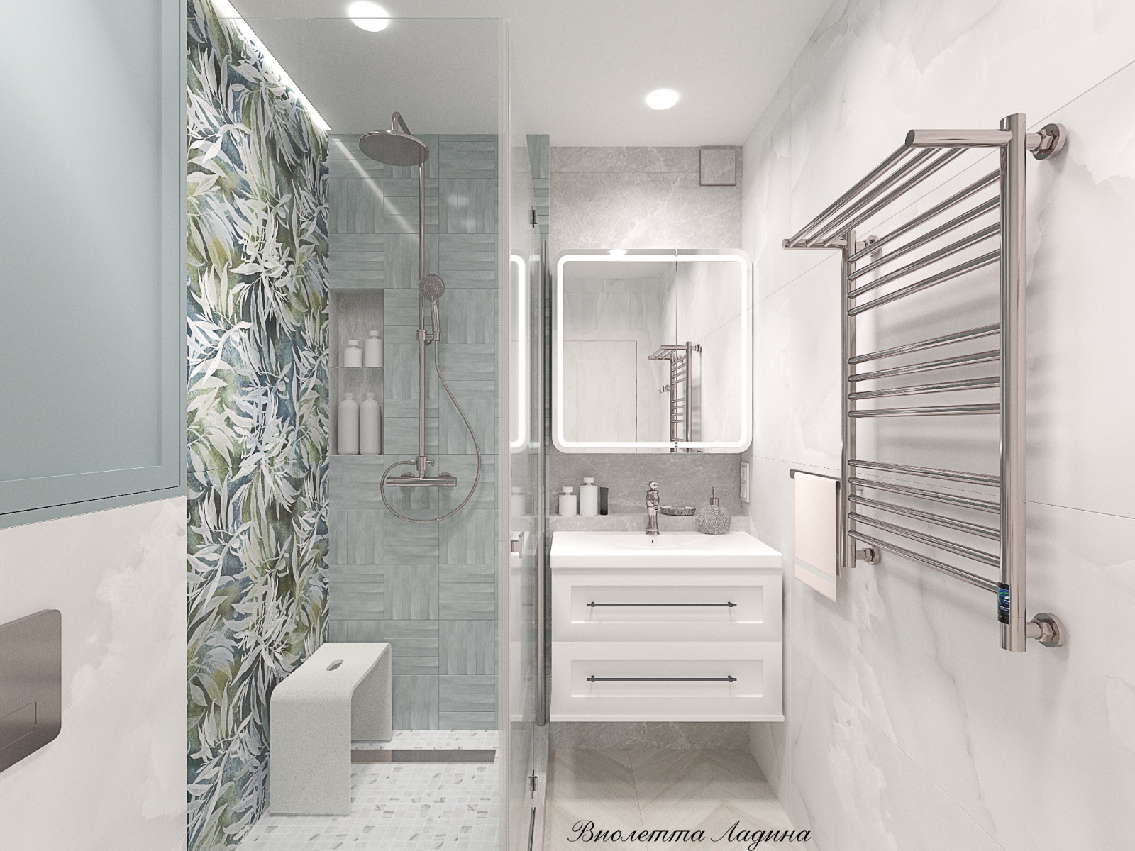 Обложка проекта: Квартира  в светлых тонах.. Двушка.