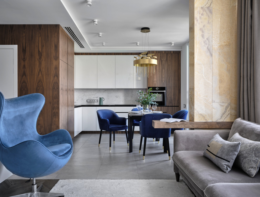 Обложка проекта: Гостиная в ЖК Наследие