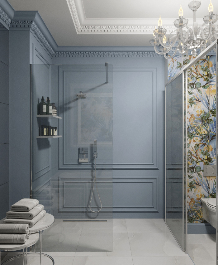 Ванная комната в доме пос. Снегири