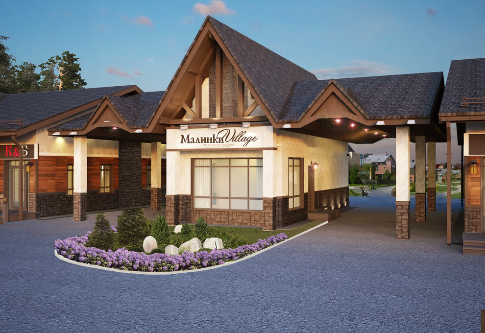 Обложка проекта: Проект въездной группы "Малинки  Village"