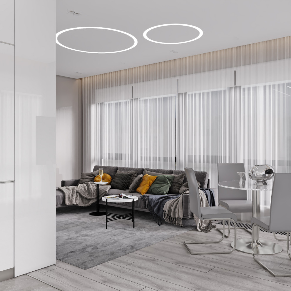 Дизайн квартиры-студии 44 кв.м.в г.Москва ЖК Monodom