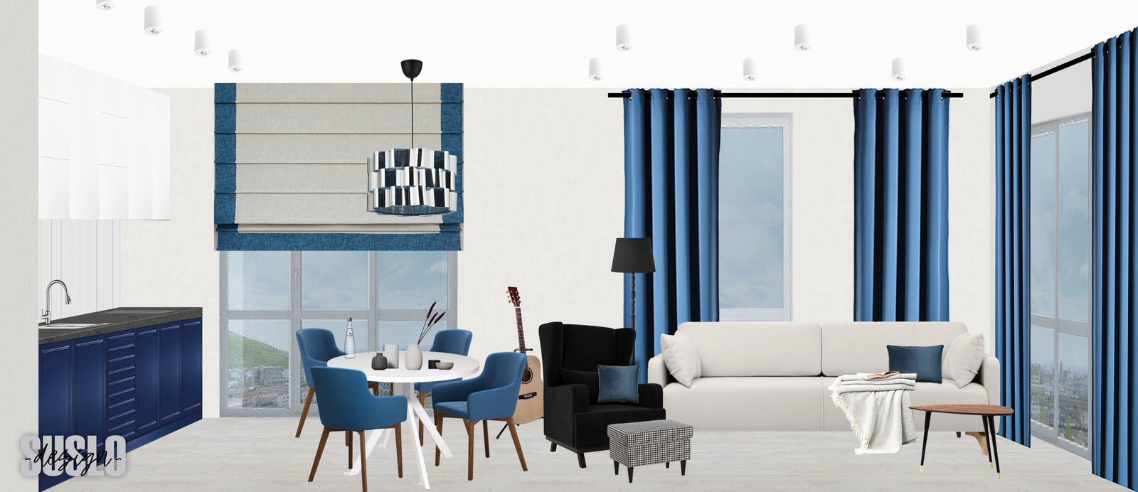 Обложка проекта: Квартира для холостяка (визуализации и коллажи)