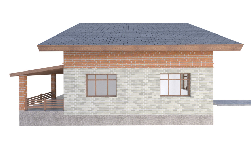 Проект дома из газобетона более 200 кв.м.