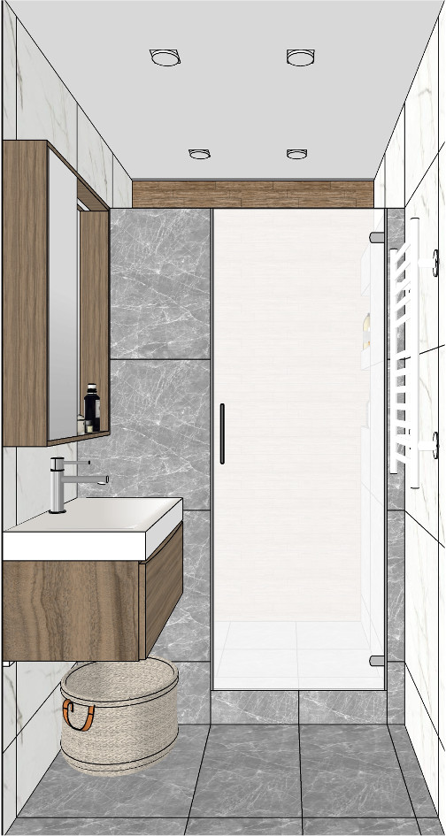 3д визуализация - санузел