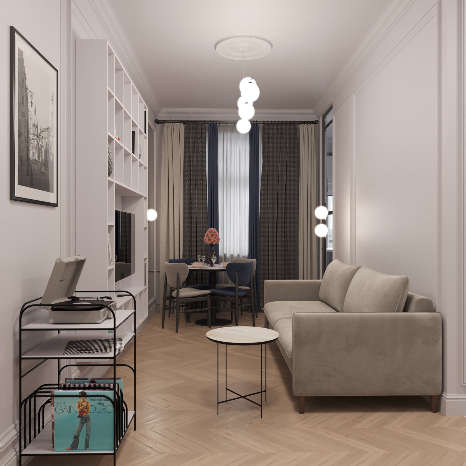 Дизайн-проект самой французской квартиры в Питере