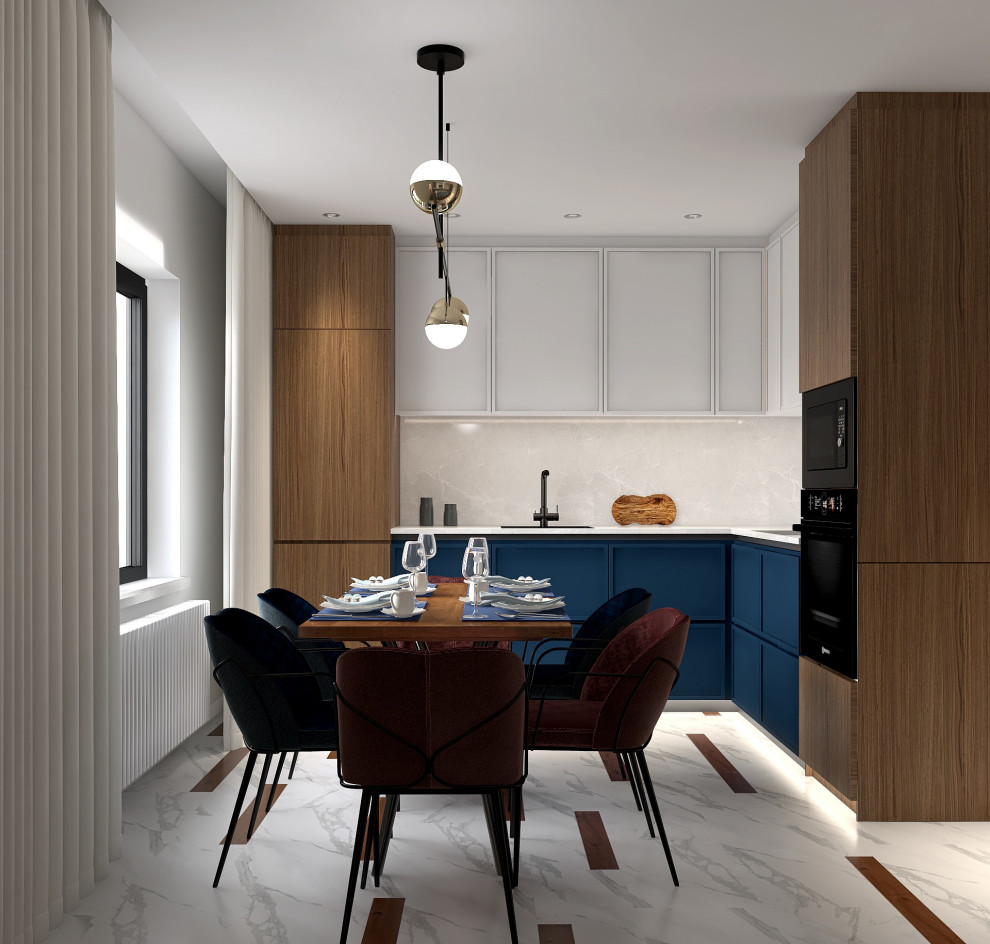 Дизайн интерьера в трехкомнатной квартире в Красногорске для семьи с двумя детьм