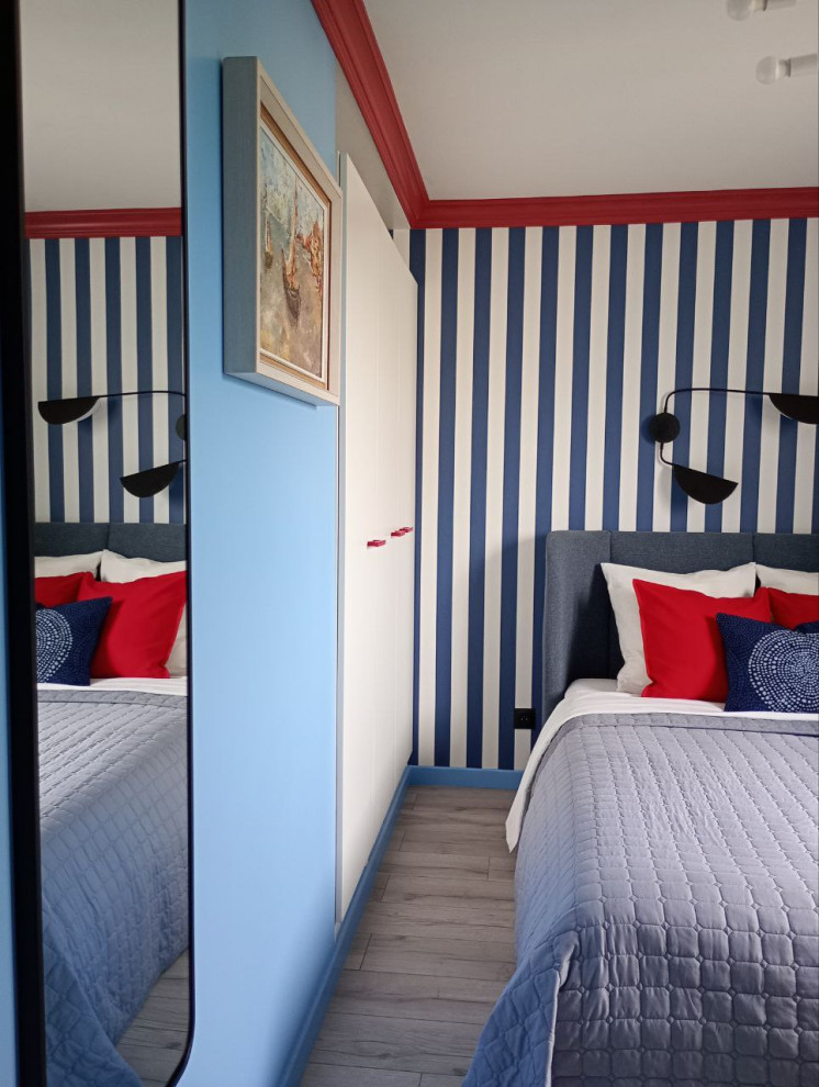 Une chambre aux couleurs vives pour un adolescent qui aime la couleur