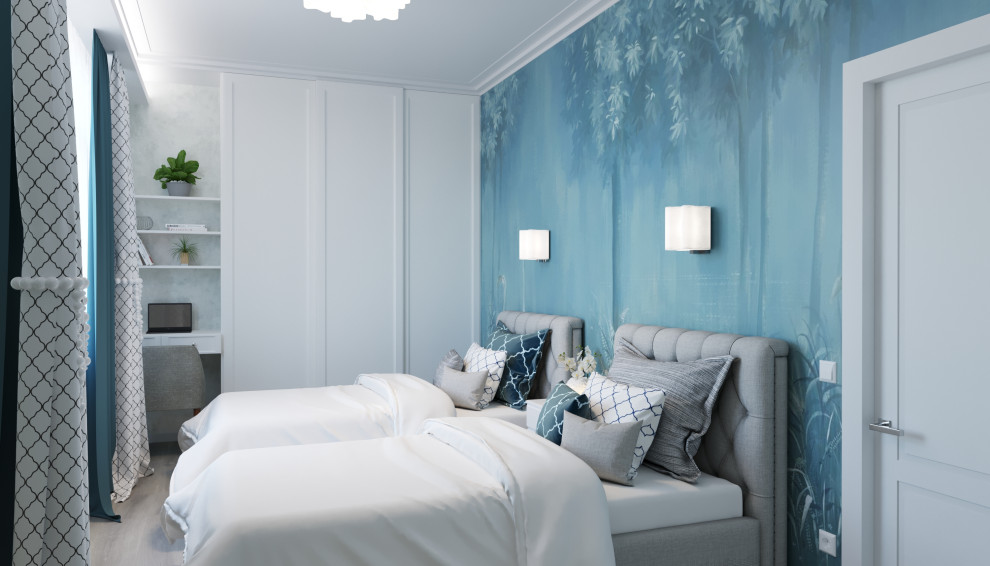 Дизайн проект квартиры 114 м2 в стиле "Неоклассика"