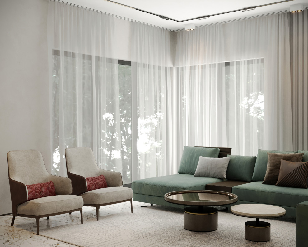 Загородный дом, минималистичный и строгий