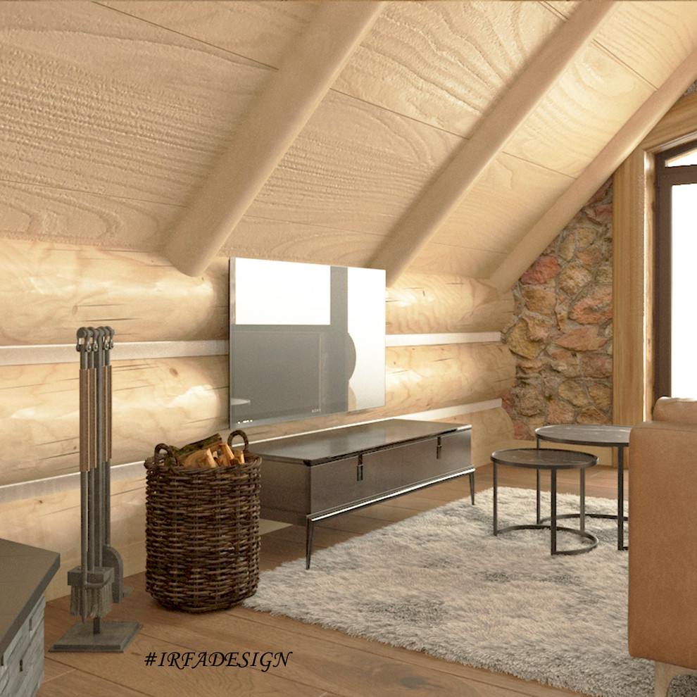 Визуализации в стиле «ШАЛЕ» с элементами скандинавского стиля