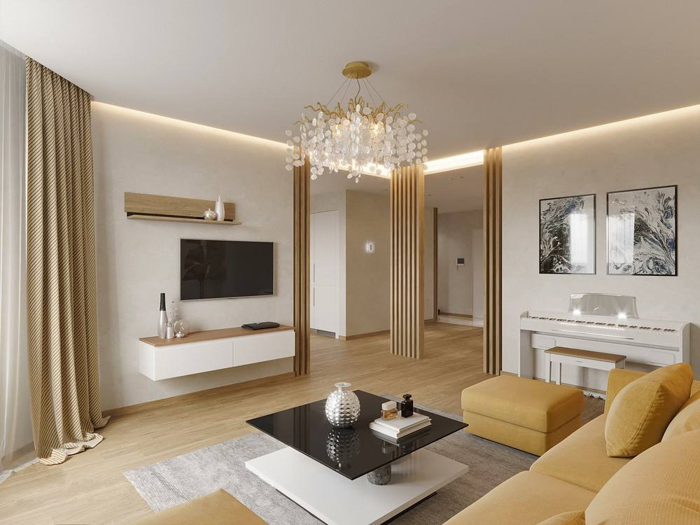 Двухкомнатная квартира, 68 м2