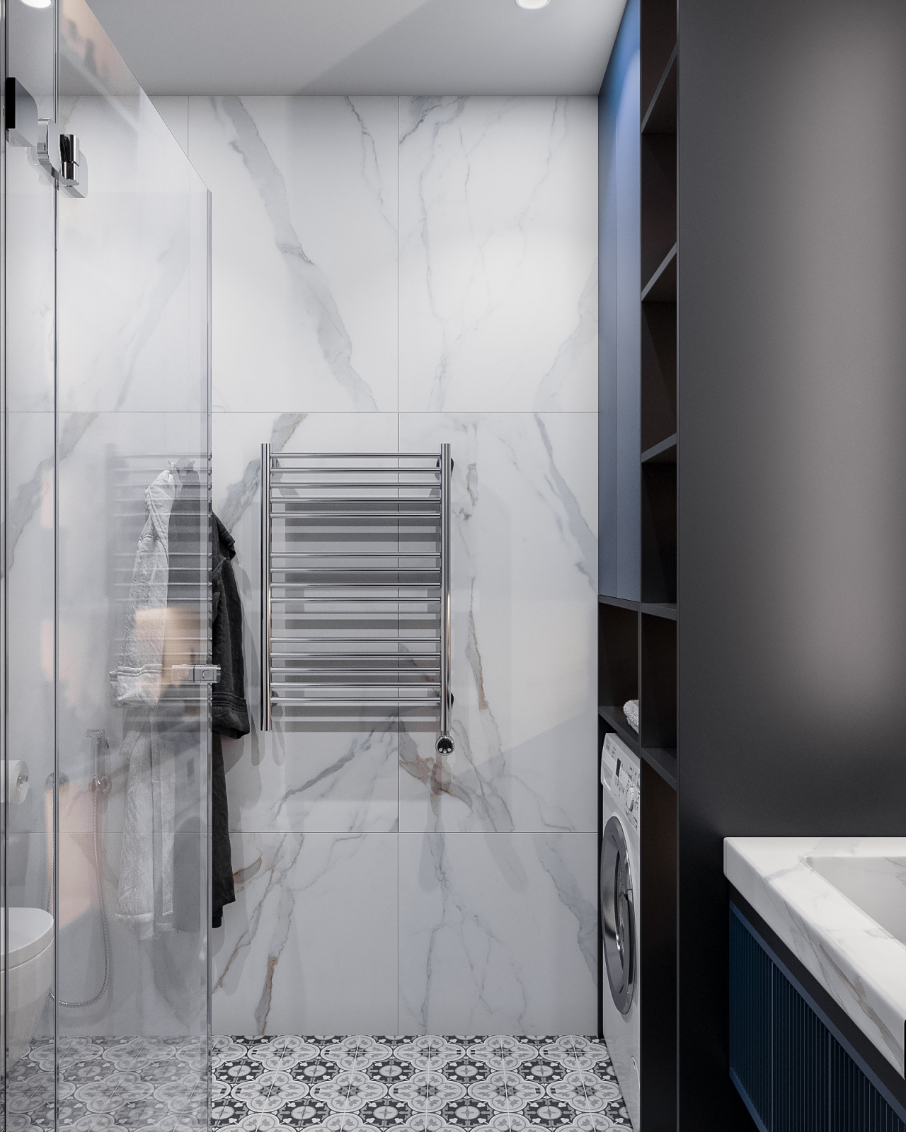 Современная квартира с элементами неоклассики