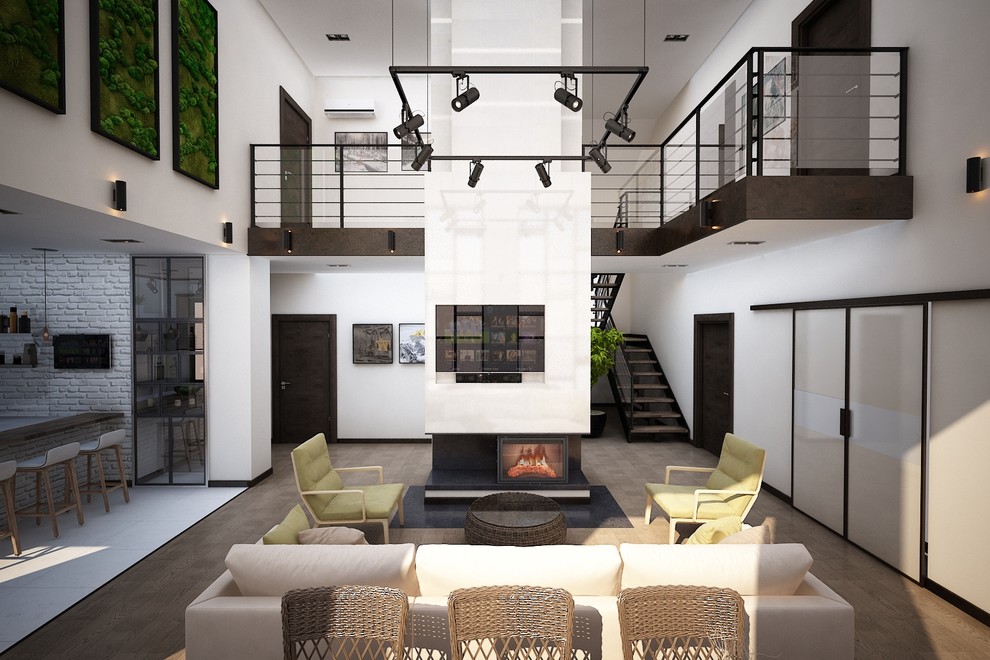 Обложка проекта: Самарская обл., п.Гранный, гостиная