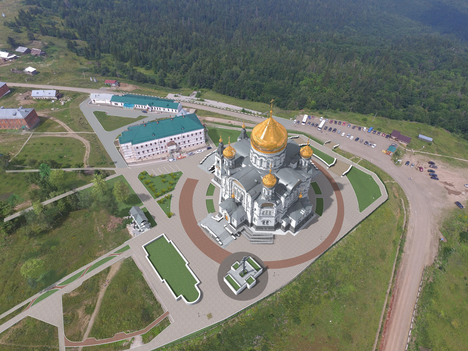 «Монастырь Свято-Николаевский (Белогорский): Собор Крестовоздвиженский»