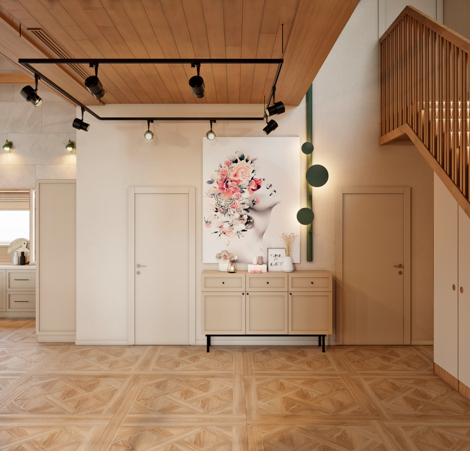 High roof house