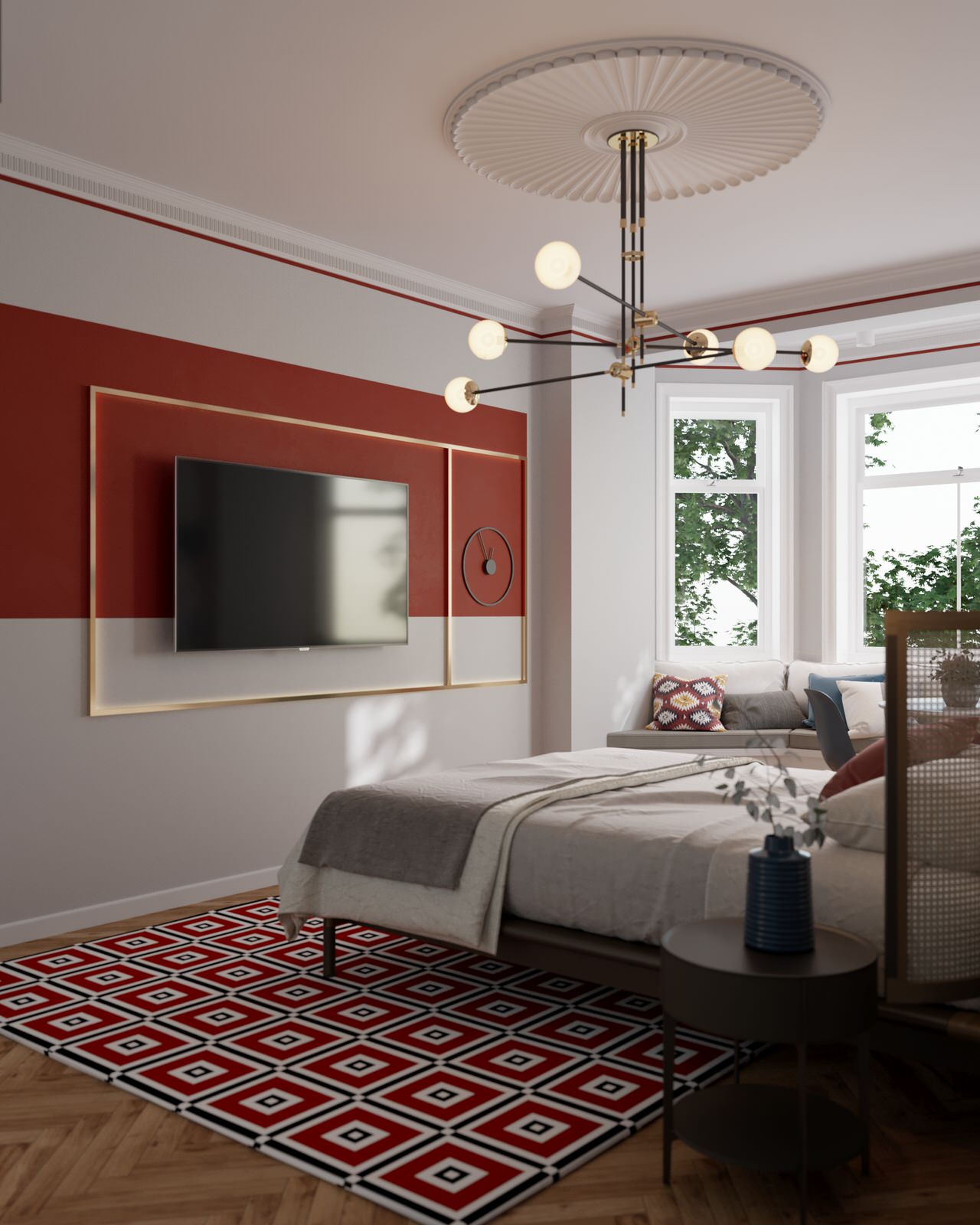 Спальня в парижском стиле