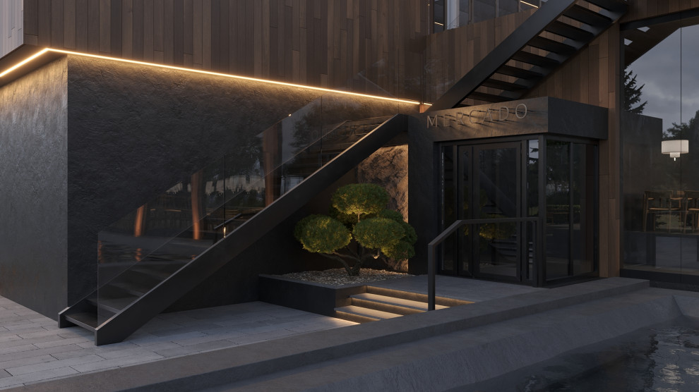 Двухэтажный ресторан в центре Новочеркасска