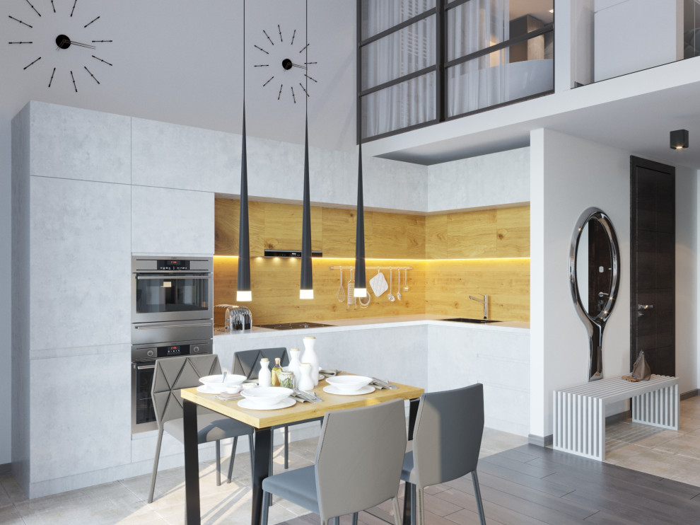 Двухуровневая квартира в современном стиле