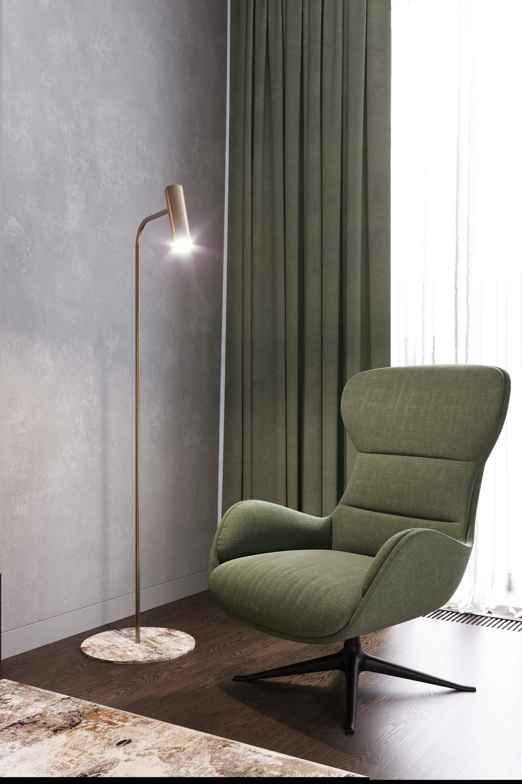 Квартира 110 кв. м. в современном стиле ЖК Red Side.