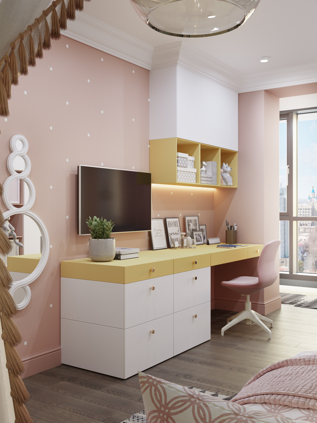 Контрастный дизайн в проекте квартиры в ЖК Культура